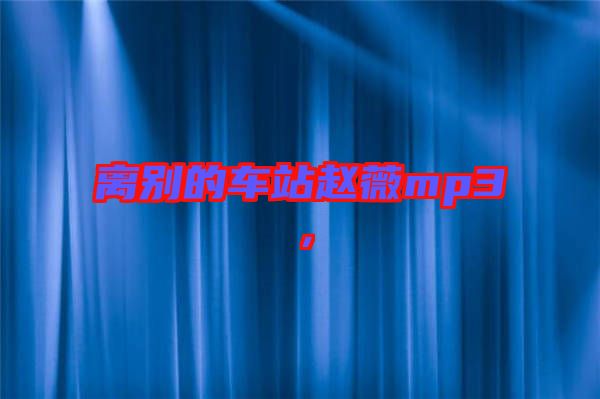 離別的車(chē)站趙薇mp3，