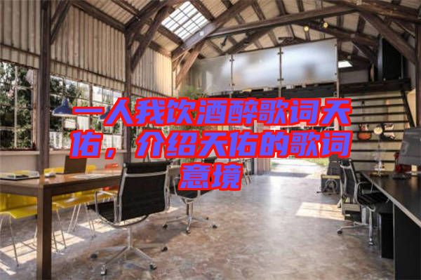 一人我飲酒醉歌詞天佑，介紹天佑的歌詞意境