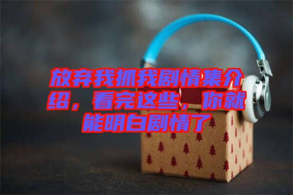 放棄我抓我劇情集介紹，看完這些，你就能明白劇情了