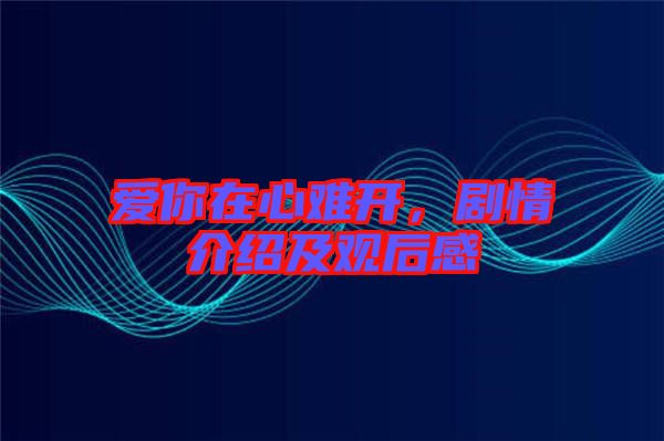 愛你在心難開，劇情介紹及觀后感