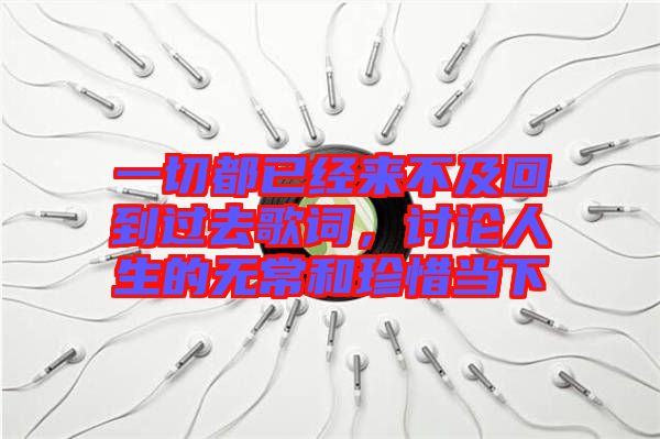 一切都已經(jīng)來不及回到過去歌詞，討論人生的無常和珍惜當(dāng)下