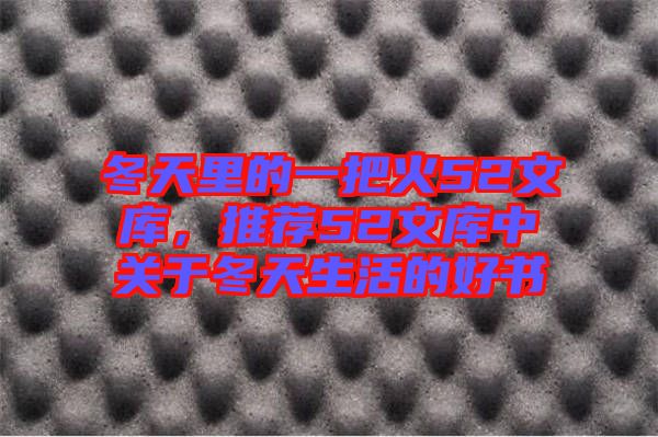 冬天里的一把火52文庫，推薦52文庫中關(guān)于冬天生活的好書