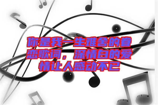 你是我一生難舍的眷戀歌詞，深情白的愛情讓人感動不已
